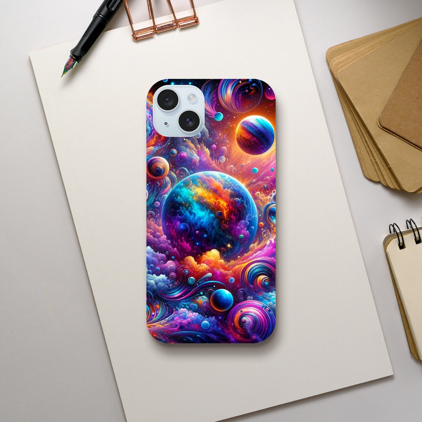 The AI Interstellar Dreamscape iPhone Case